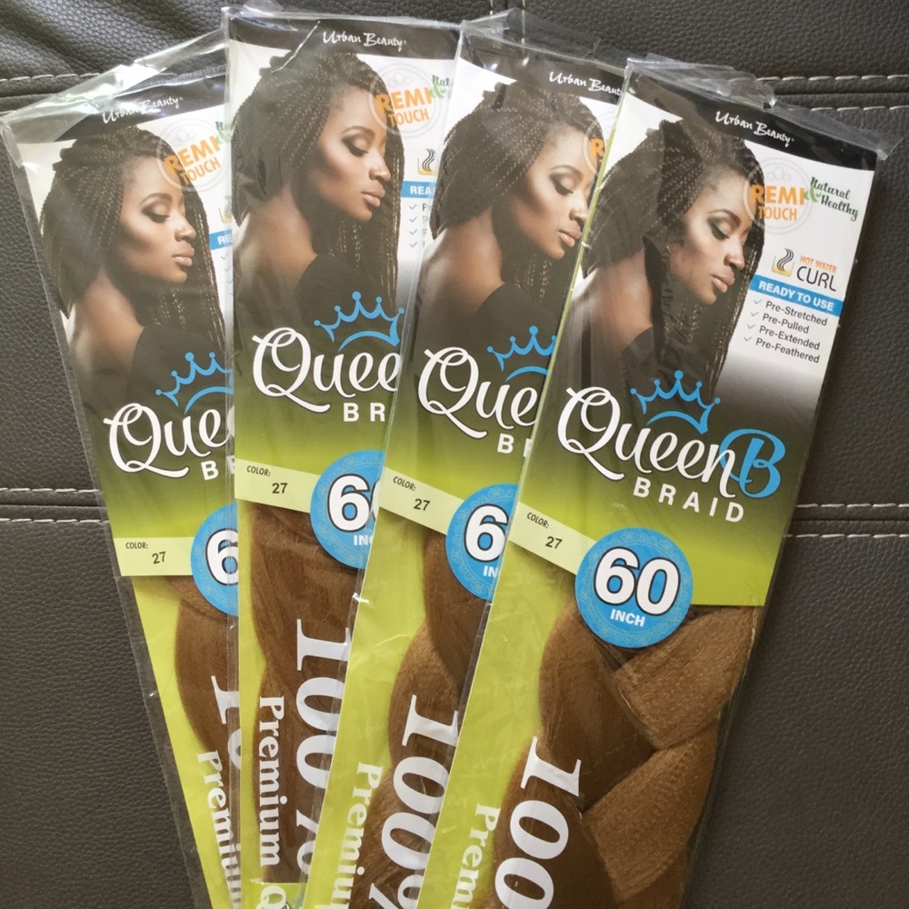 Queen B Braiding Hair (Pack of 12) 💎💎💎